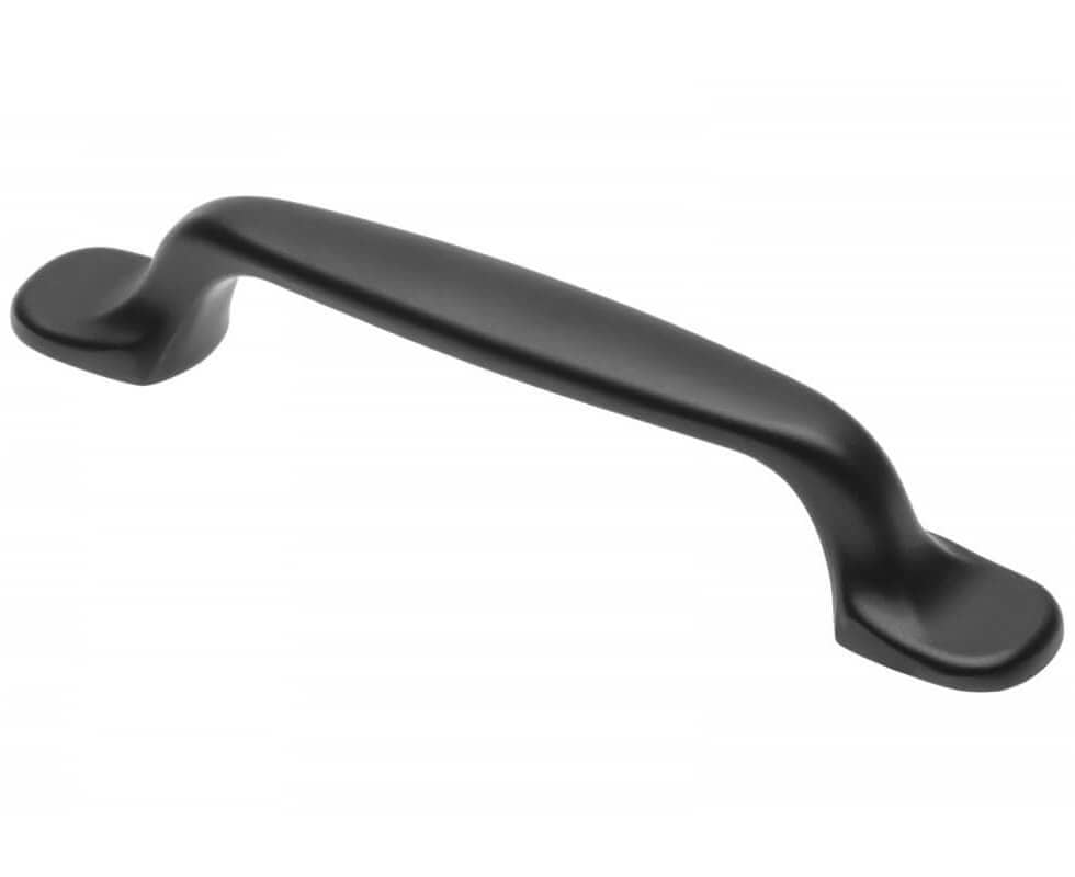 Maniglia per mobili in metallo Gedotec ELEA, BA 96 mm, nero opaco