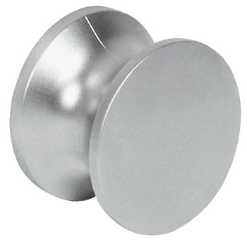 Hafele Push Lock Knob & Square Rosette - 19mm Door, Polished Chrome, For Caravan Camper, Germany Made