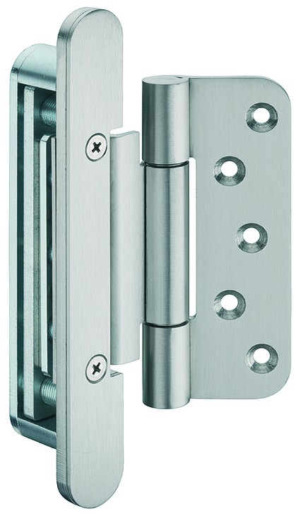 Häfele Startec Paumelle pour porte d'objet, taille 120 mm - Paumelle pour élément de réception VX - pour portes non feuillurées,