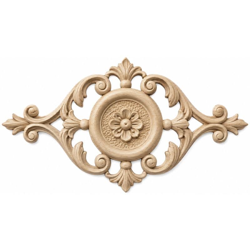 Gedotec Ornamente aus Holzpaste, Modell 419 Maße: 147 x 80 mm