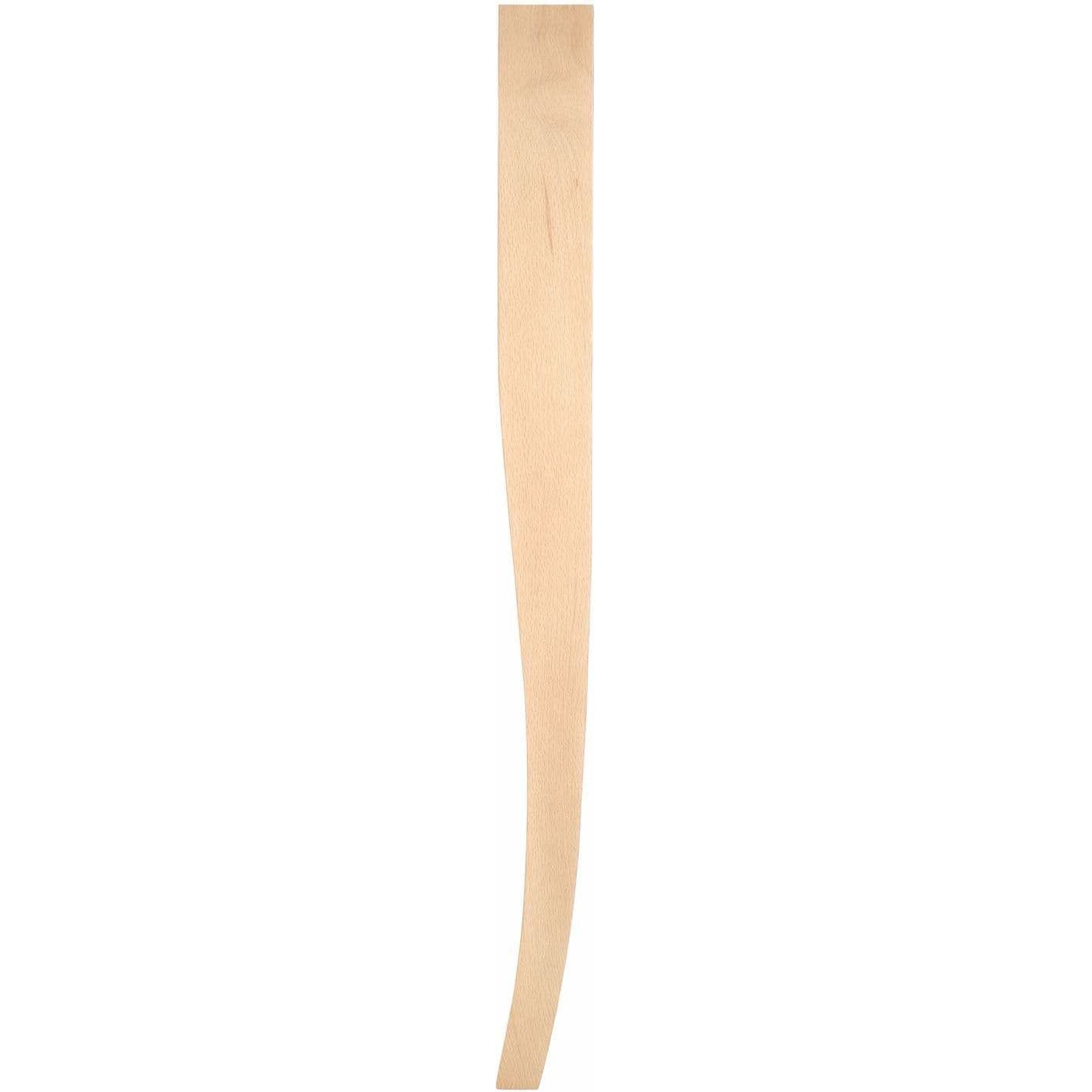 Gedotec Tischbein FRIGG aus Buchenholz, 750 x 75 x 75 mm