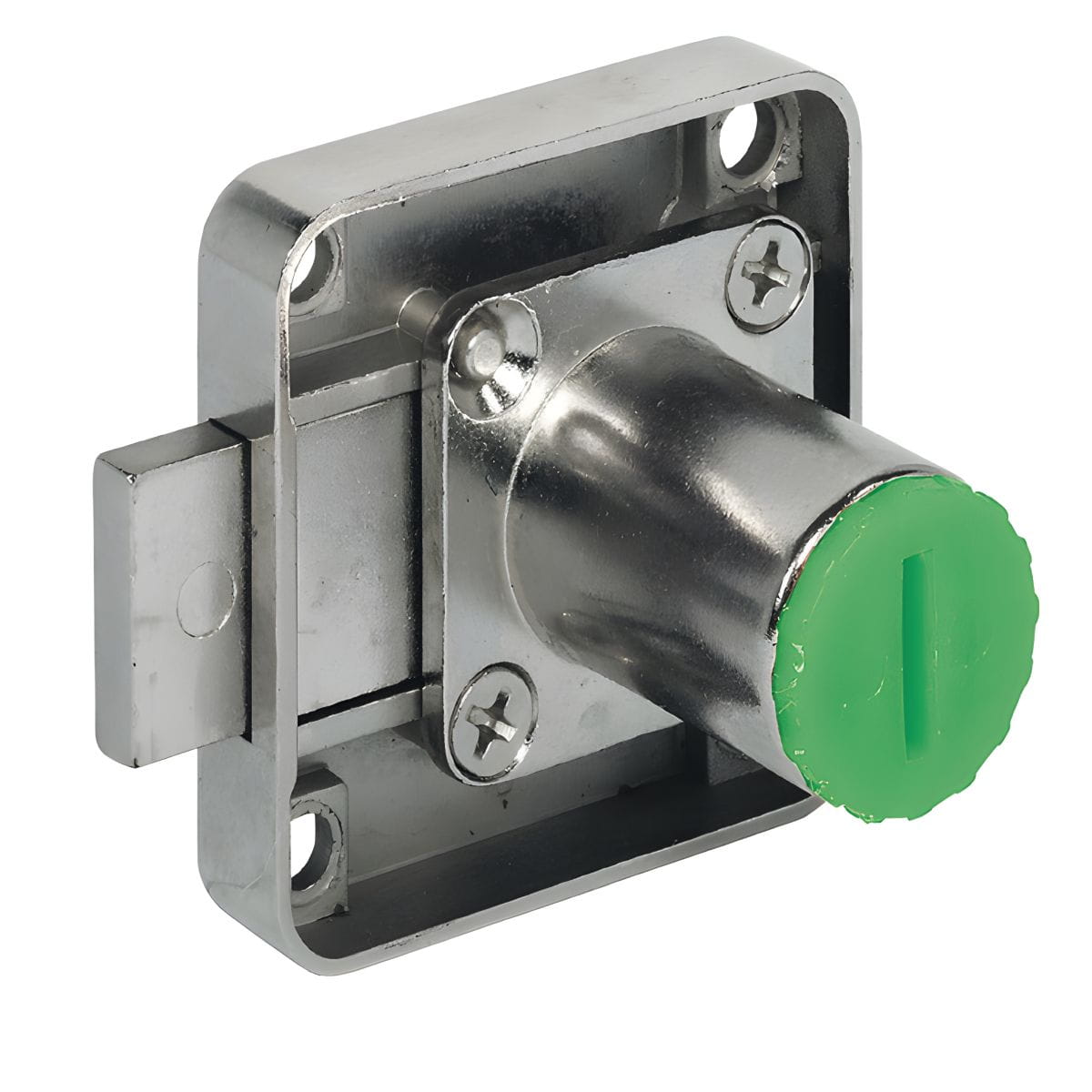 Häfele Surface-Mounted Bolt Lock H6153 Symo Backset 25 mm Bolt Throw 8 mm