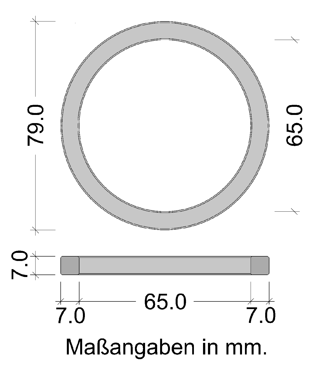 Häfele Möbelgriff Modell JOLLY Skizze