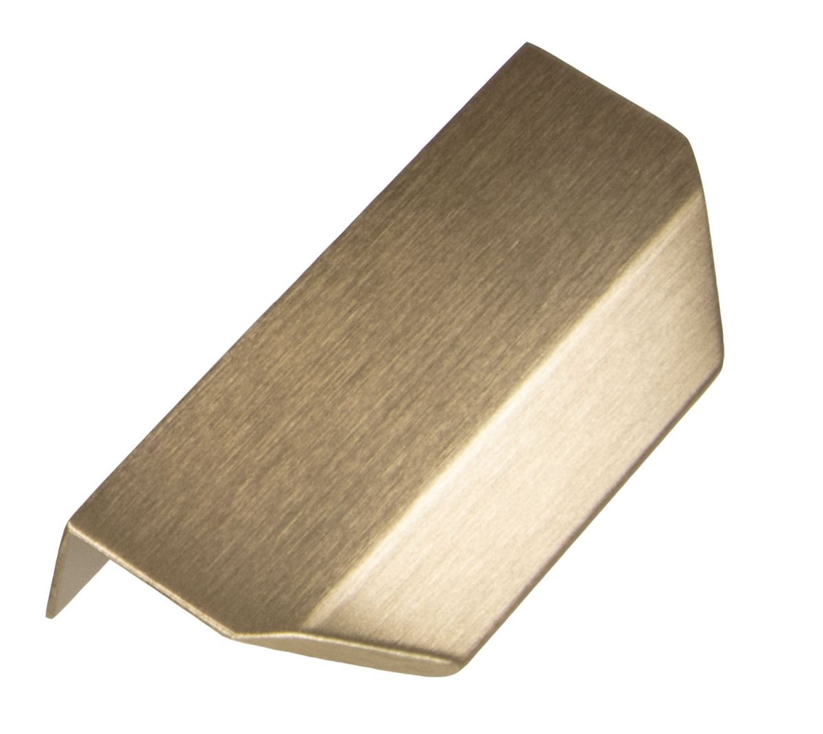 64-mm Griffleiste VANN aus Aluminium, BA 64 mm Messing dunkel gebürstet