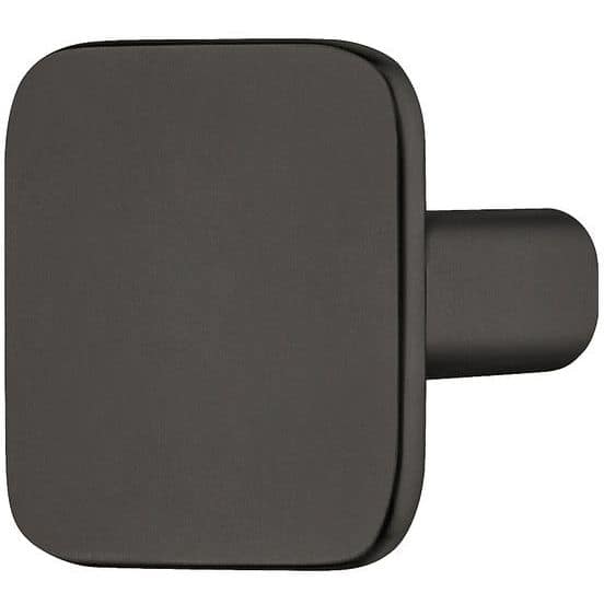 Häfele Möbelknopf H2385 aus Metall, Schwarz matt 27 x 28 mm