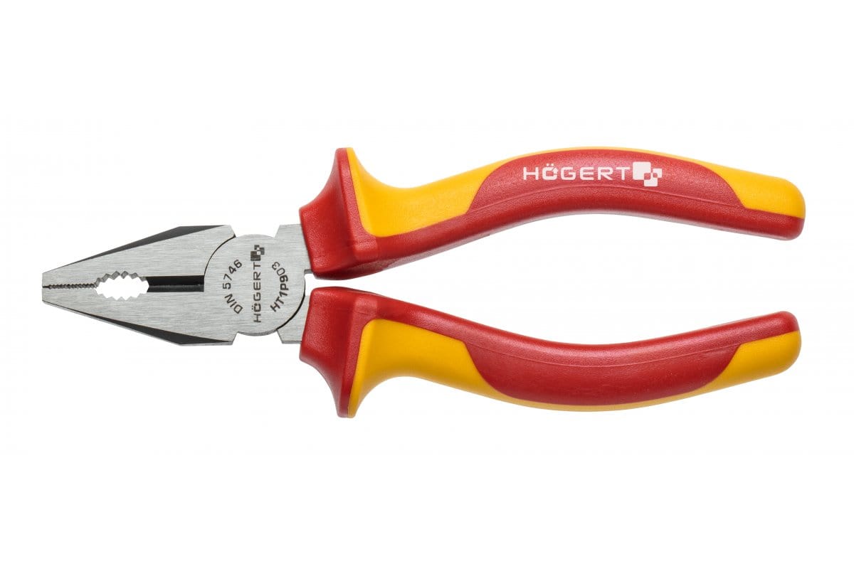 Högert Technik Högert Kombinationszange Zum Arbeiten Unter Spannung Bis 1000V, 160 Mm