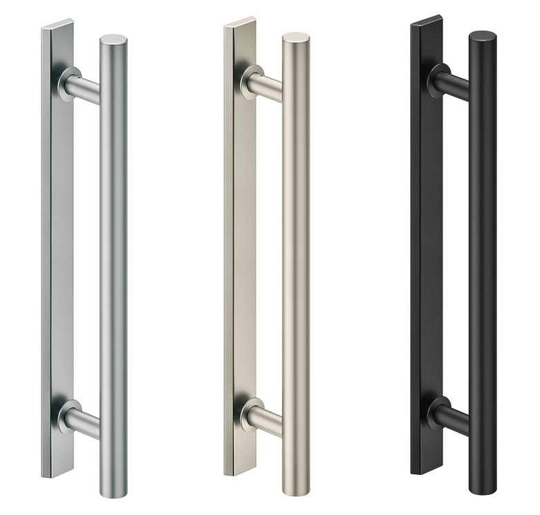 Stangengriff rund einseitig aus Aluminium