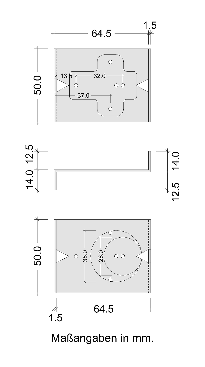 Bohrlehre Black Jig Skizze