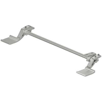 Staffe Pieghevoli Per Mensole E Tavoli - Supporto Fino A 50kg, Nero, 250mm - Foto 6