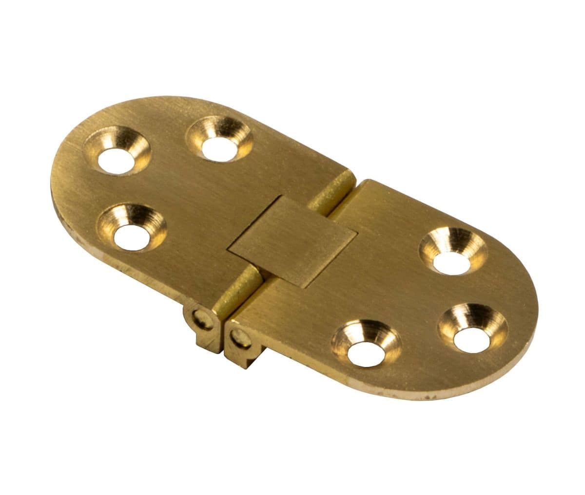 Charnière D'angle En Laiton Häfele – Pivot Droit 250°, Longueur 50 Mm, Finition Semi-mat