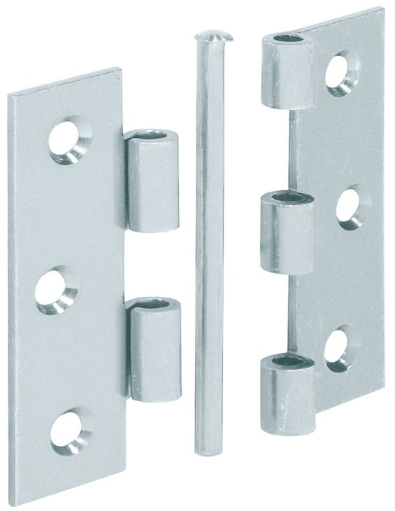 Häfele Scharnier H1954 gerollt mit losem Stift, 50 x 37 mm | 50 x 37 mm